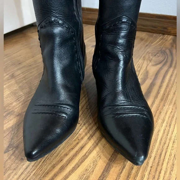 Fluevog Truth "Britney" tall boots, black, size 7 - Picture 11 of 15